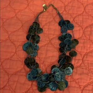 5/$20!! 💙Unique BUTTON NECKLACE